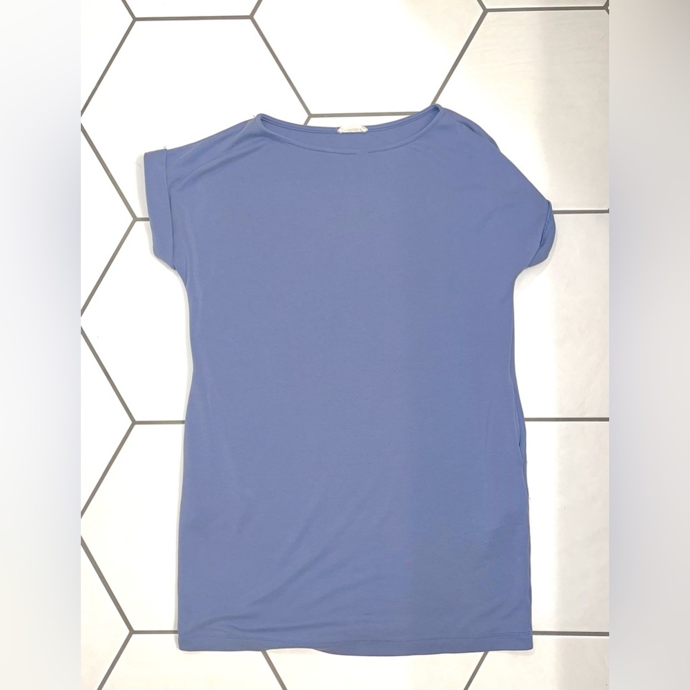 Blue T-shirt Dress